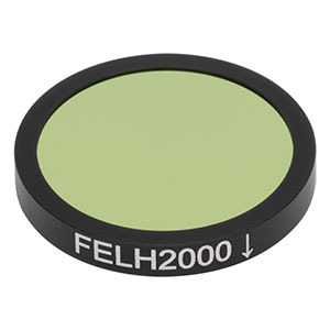 FELH2000 - Ø25.0 mm Longpass Filter, Cut-On Wavelength: 2000 nm