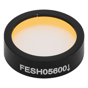 FESH05600 - Ø12.5 mm Shortpass Filter, Cut-Off Wavelength: 600 nm
