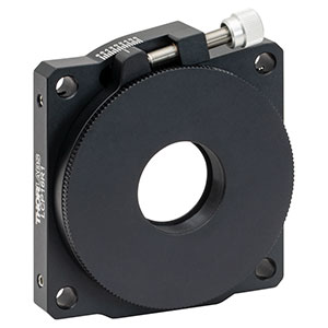 LCP16R1 - 60 mmケージシステム用回転マウント、SM1ネジ付き内孔、#8-32タップ穴(インチ規格)