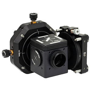 2CM2 - 2台カメラ用顕微鏡マウント、30 mmケージマウント対応