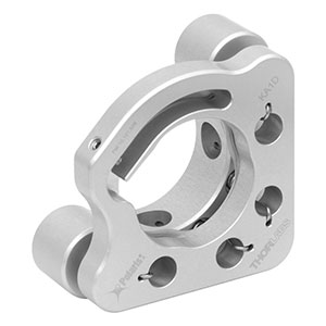 KA1D - Polaris®KA Ø25.4 mm(Ø1インチ)光学素子用キネマティックミラーマウント、3アジャスタ(低頭、六角穴付き)、モノリシックアーム保持タイプ