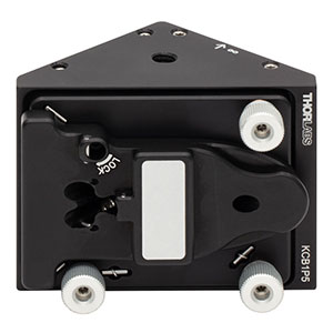 KCB1P5 - Right-Angle Kinematic 1/2in OAP Mirror Mount, 30 mm Cage System and SM1 Compatible, 1/4in-20 Mounting Holes