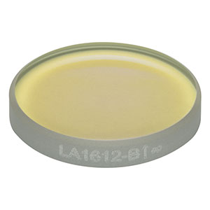 LA1612-B - N-BK7 Plano-Convex Lens, Ø1/2in, f = 75 mm, AR Coating: 650 - 1050 nm