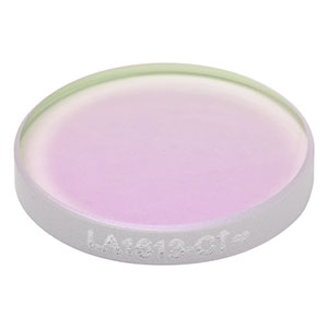 LA1613-C - N-BK7 Plano-Convex Lens, Ø1/2in, f = 125 mm, AR Coating: 1050 - 1700 nm