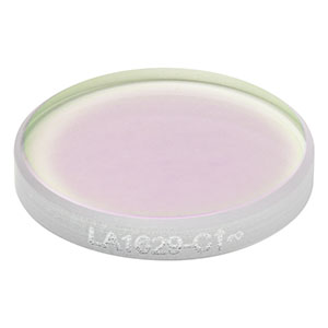 LA1629-C - N-BK7 Plano-Convex Lens, Ø1/2in, f = 2500 mm, AR Coating: 1050 - 1700 nm