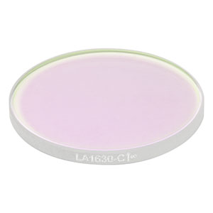 LA1630-C - N-BK7 Plano-Convex Lens, Ø1in, f = 350 mm, AR Coating: 1050 - 1700 nm