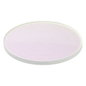 LA1636-C - N-BK7 Plano-Convex Lens, Ø2in, f = 600 mm, AR Coating: 1050 - 1700 nm