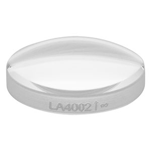 LA4002 - f = 25.0 mm, Ø1/2in UV Fused Silica, Plano-Convex Lens, Uncoated