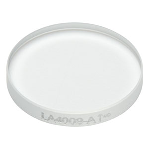 LA4009-A - f = 350 mm, Ø1/2in UVFS Plano-Convex Lens, ARC: 350 - 700 nm