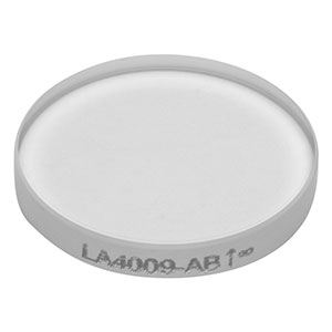 LA4009-AB - f = 350 mm, Ø1/2in UVFS Plano-Convex Lens, ARC: 400 - 1100 nm