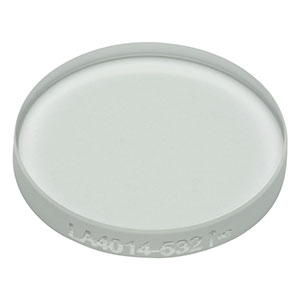 LA4014-532 - f = 750 mm, Ø1/2in UVFS Plano-Convex Lens, 532 nm V-Coat
