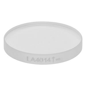LA4014 - f = 750.0 mm, Ø1/2in UV Fused Silica, Plano-Convex Lens, Uncoated