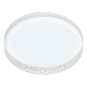 LA4015-UV - f = 850.0 mm, Ø1/2in UV Fused Silica Plano-Convex Lens, AR Coating: 245-400 nm