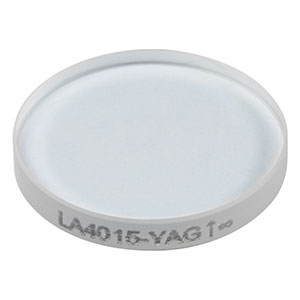 LA4015-YAG - f = 850 mm, Ø1/2in UVFS Plano-Convex Lens, 532/1064 nm V-Coat