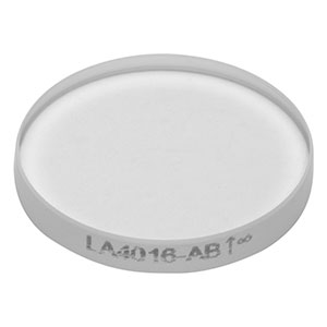 LA4016-AB - f = 1000 mm, Ø1/2in UVFS Plano-Convex Lens, ARC: 400 - 1100 nm