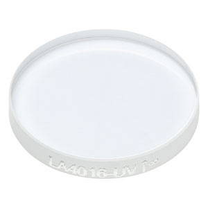 LA4016-UV - f = 1000.0 mm, Ø1/2in UV Fused Silica Plano-Convex Lens, AR Coating: 245-400 nm