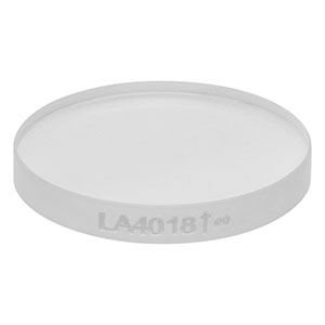 LA4018 - f = 2000.0 mm, Ø1/2in UV Fused Silica, Plano-Convex Lens, Uncoated