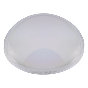 LA4021-YAG - f = 30 mm, Ø1in UVFS Plano-Convex Lens, 532/1064 nm V-Coat