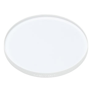 LA4027-UV - f = 450.0 mm, Ø1in UV Fused Silica Plano-Convex Lens, AR Coating: 245-400 nm