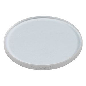 LA4030-YAG - f = 1500 mm, Ø1in UVFS Plano-Convex Lens, 532/1064 nm V-Coat
