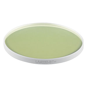 LA4032-B - f = 2500 mm, Ø1in UVFS Plano-Convex Lens, ARC: 650 - 1050 nm 