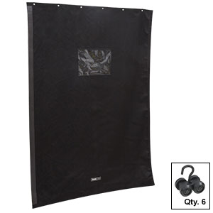 LPCP57B - レーザ安全保護カーテン、1.45 m x 2.13 m (W x L)