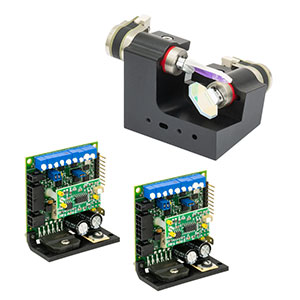 QS10XY-Y1 - Ø10 mmビーム2軸ガルバノスキャンヘッド、1064 nm用反射コーティング付きミラー(電源と電源ケーブルは別売り)
