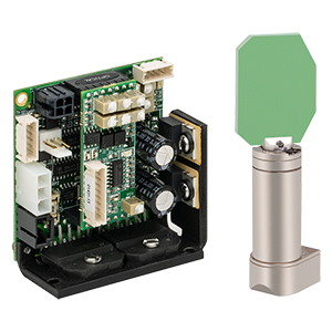 QS15Y-Y1 - Ø15 mmビームガルバノシステム、1軸(Y軸)、1064 nm用反射コーティング付きミラー(電源と電源ケーブルは別売り)