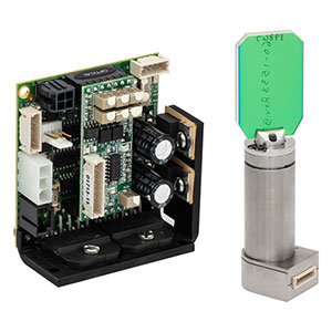 QS20Y-Y3 - Ø20 mmビームガルバノシステム、1軸(Y軸)、355 nm用反射コーティング付きミラー(電源と電源ケーブルは別売り)