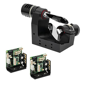 QS45XY-CD - Ø45 mmビーム2軸ガルバノスキャンヘッド、10.64 µm用反射コーティング付きミラー(電源と電源ケーブルは別売り)
