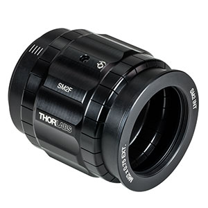 SM2F - 調整可能コリメートアダプタ、Ø50 mm～Ø50.4 mm(Ø2インチ)光学素子用
