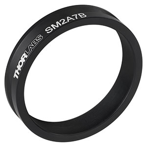 SM2A7B - Olympus製BXまたはIX顕微鏡透過照明ポート用アダプタ、D2Yオス型アリ溝、SM2内ネジ付き