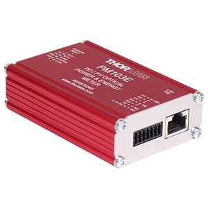 PM103E - フォトダイオードパワー&焦電エネルギーセンサーインターフェイス、イーサネットおよびRS232対応、アナログ出力