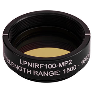 LPNIRF100-MP2 - Ø25.0 mm SM1-Mounted Linear Polarizer, 1500 - 1600 nm