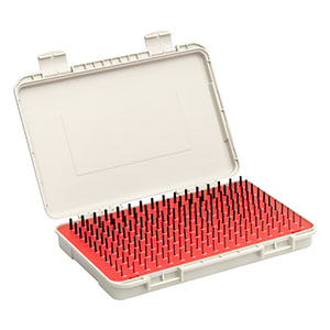 PGKP4/M - 1.31 mm to 4.99 mm Pin Gage Kit, 0.02 mm Increments, 185 Pins, Plus Tolerance