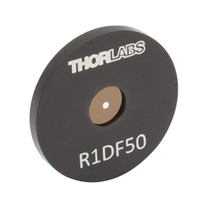 R1DF50 - Annular Obstruction Target, ε = 0.05, Ø50 µm Obstruction