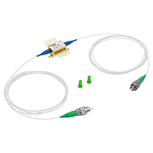 BOA795P - 偏光依存型半導体光増幅器(BOA)、795 nm、13.5 dBm、小信号利得24.5 dB、バタフライパッケージ、偏波保持ファイバ、FC/APC