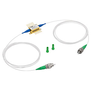 BOA830P - 偏光依存型半導体光増幅器(BOA)、830 nm、13 dBm、信号利得28 dB、バタフライパッケージ、偏波保持ファイバ、FC/APC