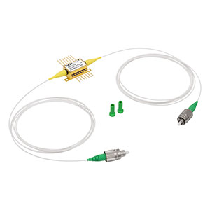 BOA1700 - 偏光依存型半導体光増幅器(BOA)、1700 nm、18.5 dBm、小信号利得28 dB、バタフライパッケージ、シングルモードファイバ、FC/APC
