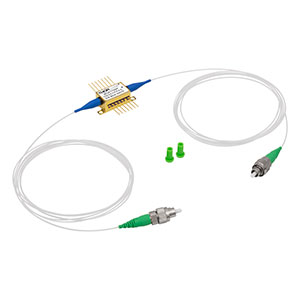 BOA1700P - 偏光依存型半導体光増幅器(BOA)、1700 nm、18.5 dBm、小信号利得28 dB、バタフライパッケージ、偏波保持ファイバ、FC/APC