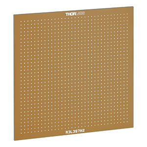 R3L3S7N2 - グリッド型歪みテストターゲット(テストチャート)、ネガティブパターン、90.0 mm x 90.0 mm、グリッド間隔2500 µm
