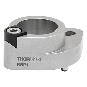 RBP1 - アライメントピン付きポストクランプベース、Ø1インチポストに取付けられたKCB1シリーズマウント(KCB1Pを除く)用(インチ規格)