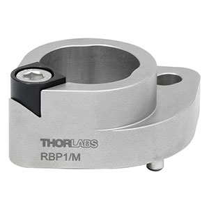 RBP1/M - アライメントピン付きポストクランプベース、Ø25 mmポストに取付けられたKCB1シリーズマウント(KCB1P/Mを除く)用(ミリ規格)