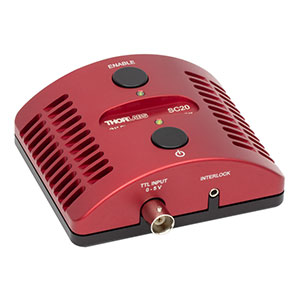 SC20 - Compact Controller for Ø1in Diaphragm Optical Beam Shutter