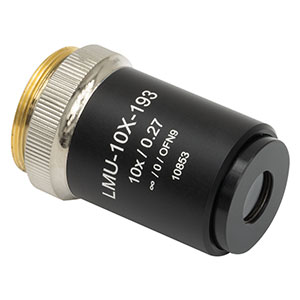 LMU-10X-193 - MicroSpot Focusing Objective, 10X, 192 - 194 nm, NA = 0.27