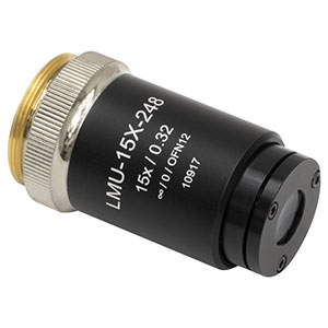 LMU-15X-248 - MicroSpot Focusing Objective, 15X, 240 - 260 nm, NA = 0.32