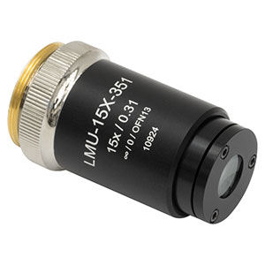 LMU-15X-351 - MicroSpot Focusing Objective, 15X, 325 - 380 nm, NA = 0.31