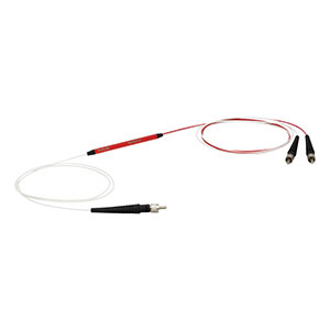 TM600R5S1B - 1x2 Multimode Fiber Optic Coupler, Low OH, Ø600 µm Core, 0.22 NA, 50:50 Split, SMA905