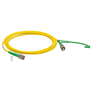 P3-SMF28EAR-2 - SM Patch Cable, AR-Coated FC/APC to Uncoated FC/APC, 1260 - 1620 nm, 2 m Long