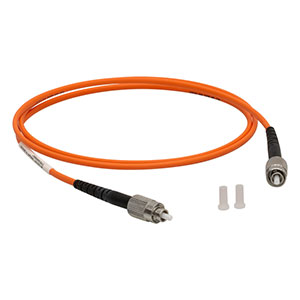 M123L01 - Ø200 µm, 0.50 NA, Low OH, FC/PC-FC/PC Fiber Patch Cable, 1 m Long